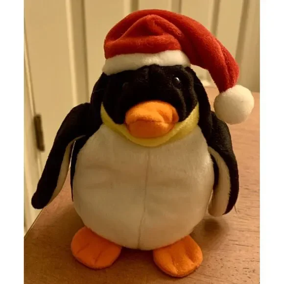 Ty Beanie Baby ZERO the CHRISTMAS PENGUIN. Retired‎ 1998.