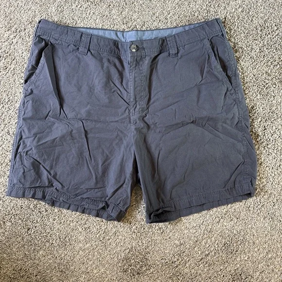 Columbia Men's Lightweight Cotton Chino Shorts Size 40 Navy Blue 8