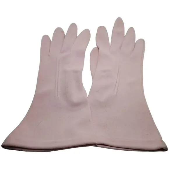 Vintage Hansen Nylasuede Light Pink Women's Gloves Size‎ 7