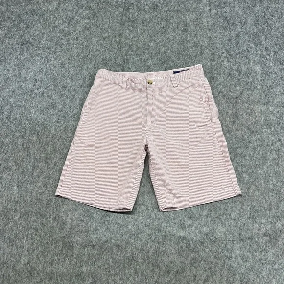 Vineyard‎ Vines Shorts Mens 30 Red Stripe Club Short Chino Stretch Casual Preppy