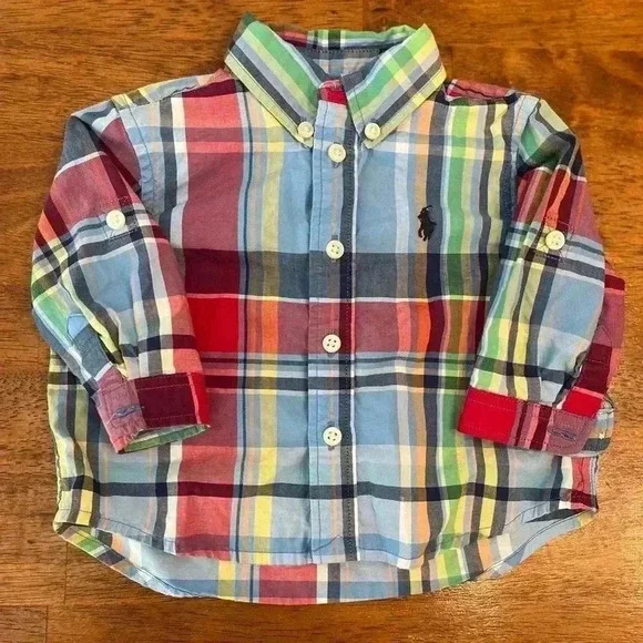 Infant Ralph Lauren Button down shirt size 3 months