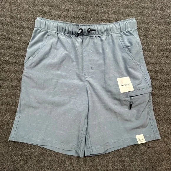 Sonoma Goods For Life Shorts Mens L Lazy Light Blue Hybrid Pull-On Twill Stretch