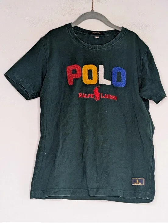 Ralph Lauren Boys Logo T-shirt in Green