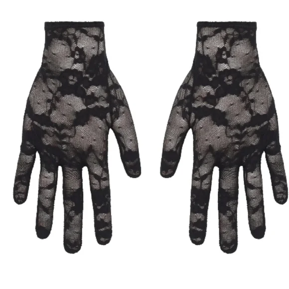 Skims lace stretch gloves