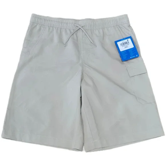 Columbia‎ Silver Ridge Utility Shorts Youth Large Fossil Grey NWT Vacation
