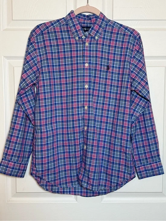 Boys Large (16/18) Ralph Lauren Polo Button Down Shirt