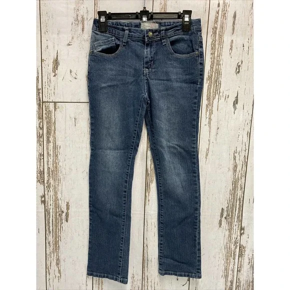 Girl's Jeans JK Indigo Size 14 Medium Wash MidRise