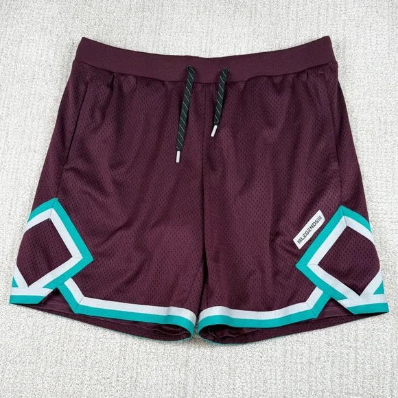 Legends Mens XL Maroon Mesh 8