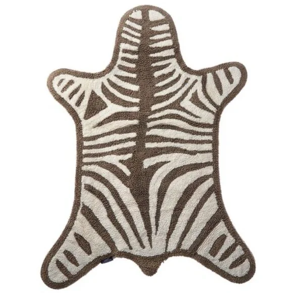 Reversible Zebra Bath Mat