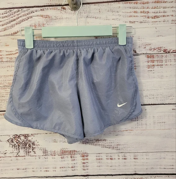 Youth M Running Short Light Blue
