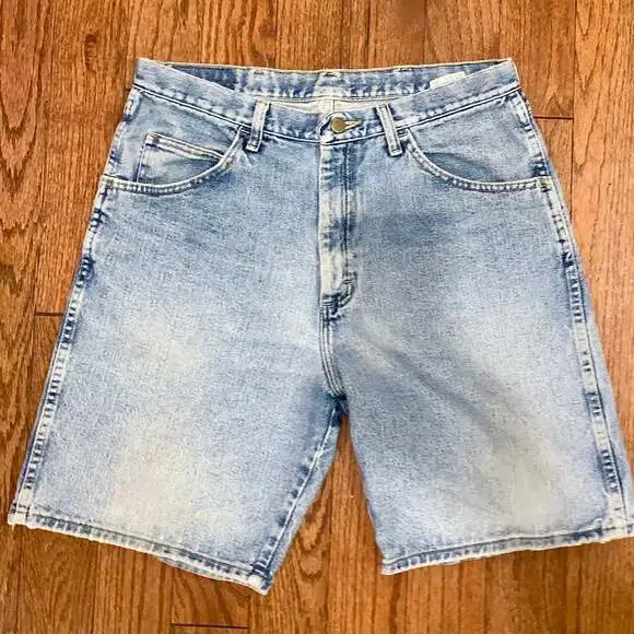 Wrangler Men’s‎ Light Wash Denim Shorts 34