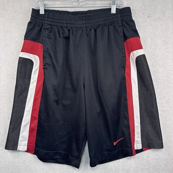 Nike Basketball Shorts Dri-Fit Men's Large Elastic Waist Drawstring Athletic