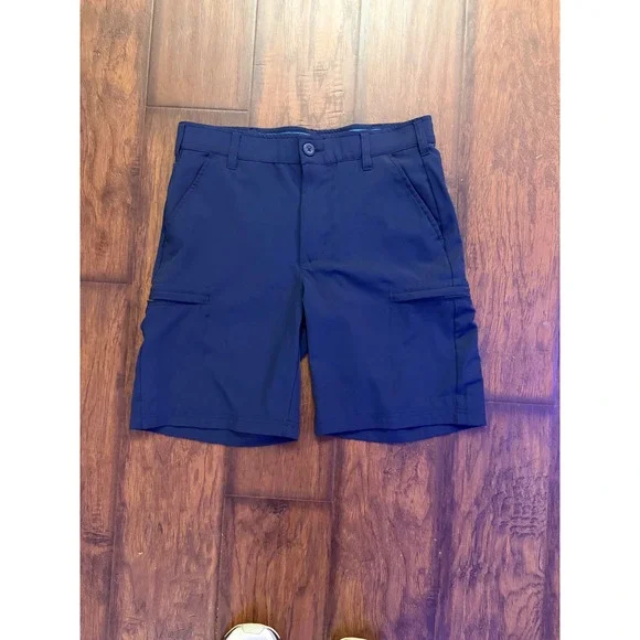 Birdie Bound Golf Shorts Mens 30 Navy Blue Excellent Performance Cargo Stretch