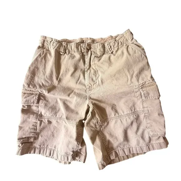 Polo Ralph Lauren Men Classic worn in cargo Shorts khaki 33 waist 9’’ inseam