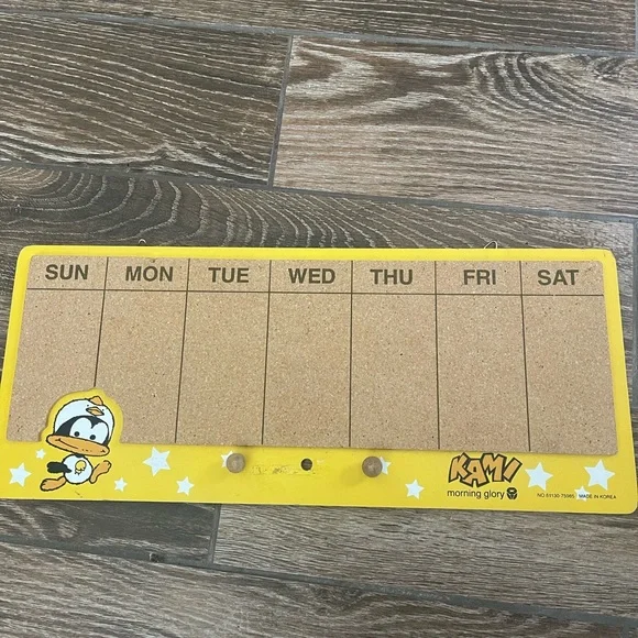 Morning Glory Kami Weekly Calendar