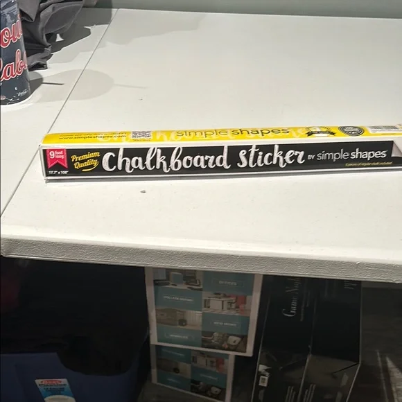 Simple Shapes Chalkboard Sticker