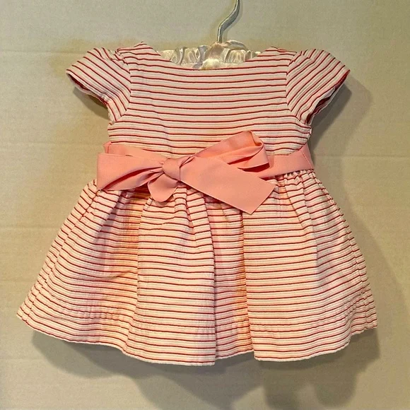 Ralph Lauren Cap Sleeved 3M Baby Girl Dress & Carter’s Bloomers! Pink & …