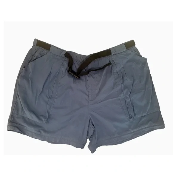 Sportif XXL Men's Blue‎ Nylon Outdoor Hiking Shorts with Liner