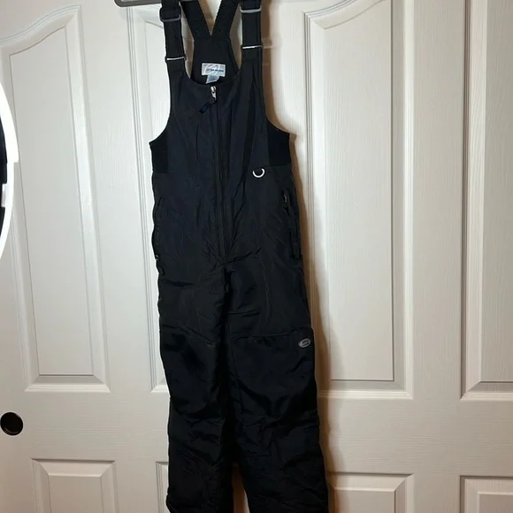 Youth Slalom Insulated Bibs Overalls Medium Black