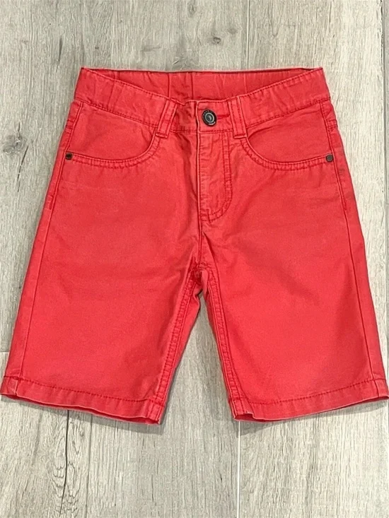 Esprit Vibrant Red Boys Shorts Size 5Y 110cm 100% Cotton