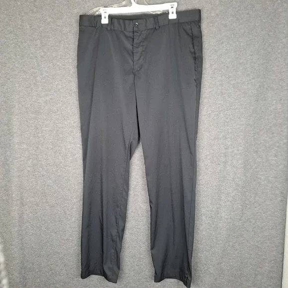 Nike Dri Fit Flex Flat Front Golf Pants Men's Size 38x34 Black #BV6065-010