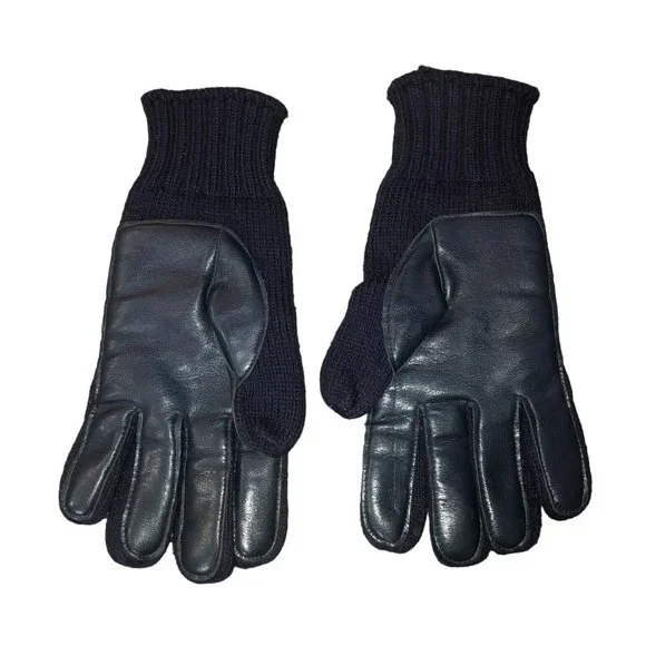 Vintage Gloves Womens One Size Used Blue