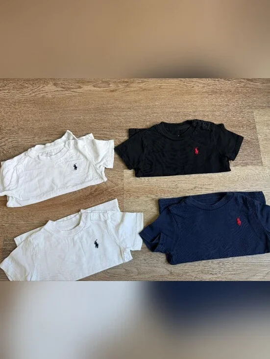 Set of 4 Polo Ralph Lauren Baby T-shirts