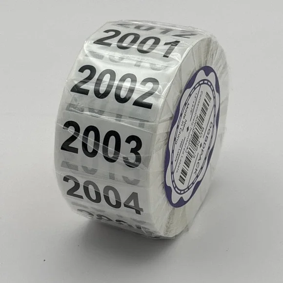 Consecutively Numbered Labels 2001-3000 Inventory Number Labels Stickers