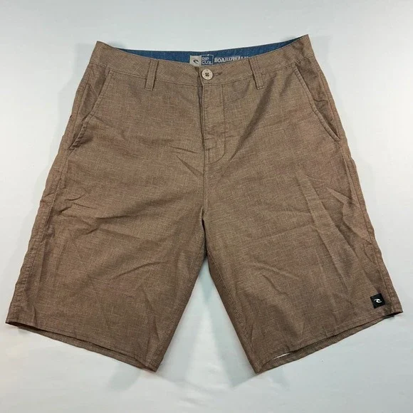 Rip Curl Boardwalk Series Hybrid Shorts Mens 32 Brown Heather Quick Dry Surf