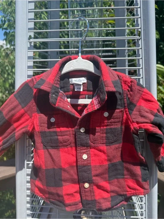 Ralph Lauren Plaid Flannel Shirt Jacket Baby