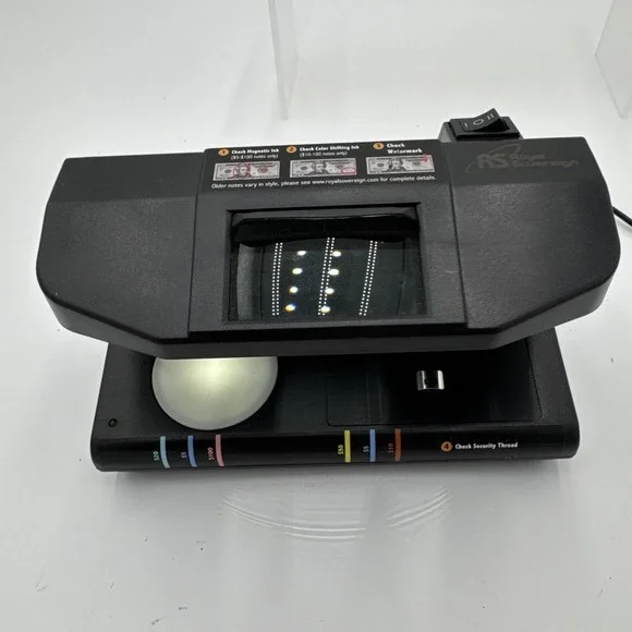 ROYAL SOVEREIGN RCD-3 PLUS Counterfeit Detector Works