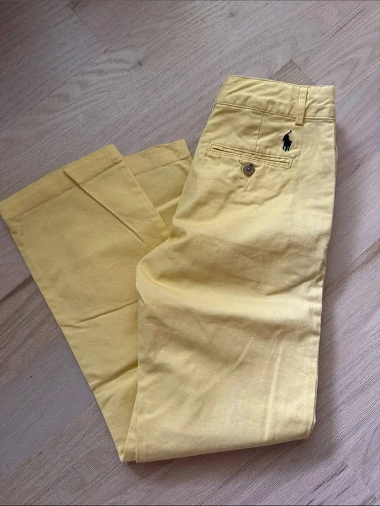 Ralph Lauren Soft Yellow Men's Chino Pants