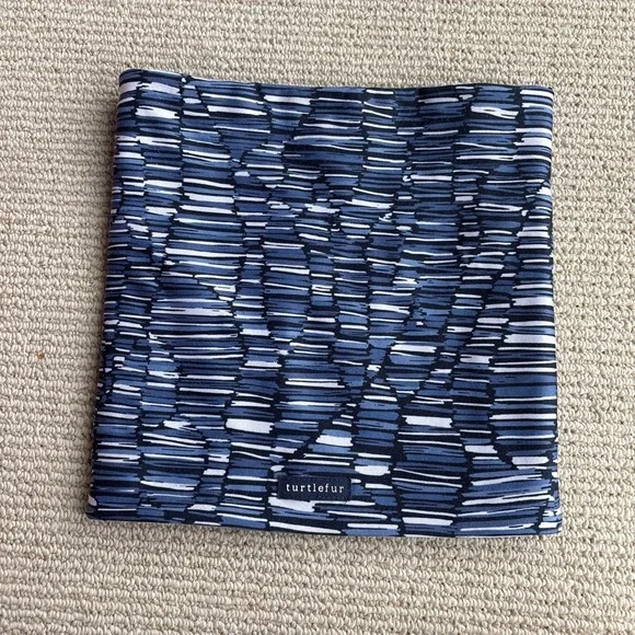Turtle Fur Fleece Lined Neck Gaiter Blue One Size Winter