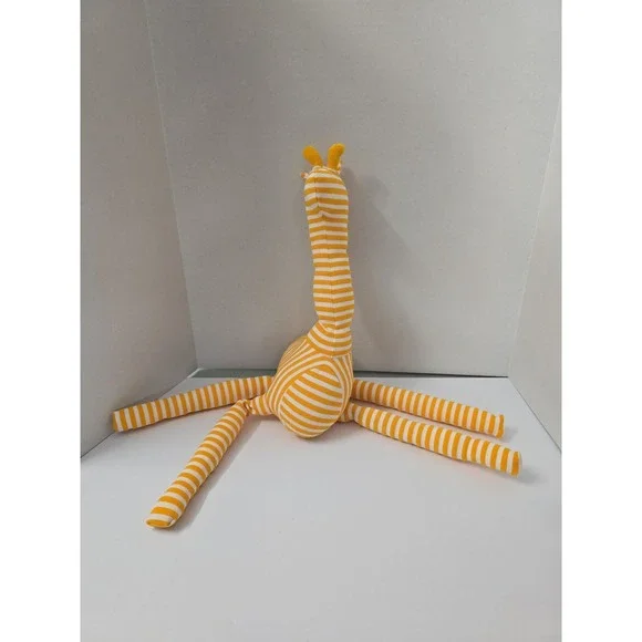 SOPA DE PRINCIPE Plush Giraffe Orange & White Stripe Kit+Lili Soft Stuffed Toy