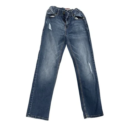 Tommy Hilfiger Blue Straight Leg Adjustable Waist Jeans Utlra Rebel Boys Size 14