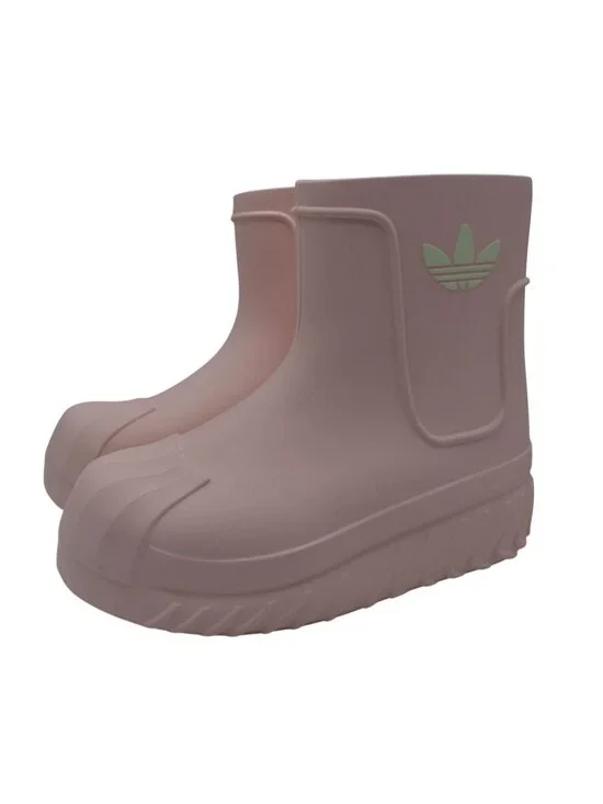 Adidas Women Size 8.5 Adifom Superstar Light Pink Rain Garden Slip On Boots