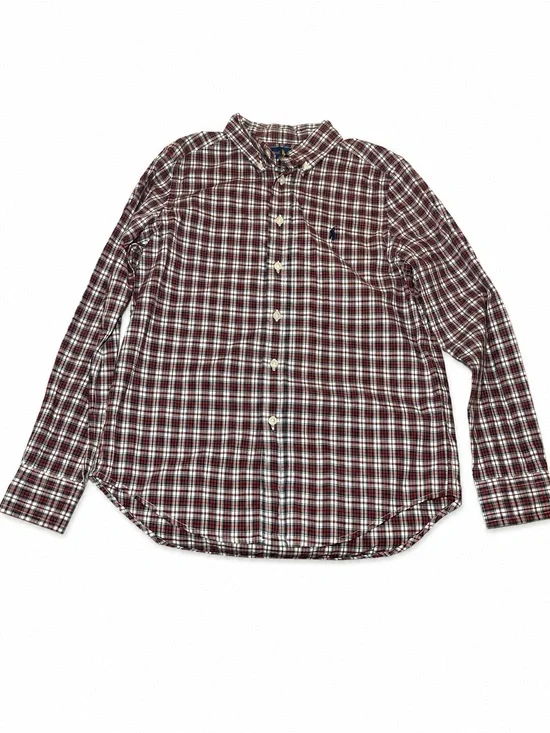 Polo by Ralph Lauren Boy’s Red Plaid Button-Down Shirt