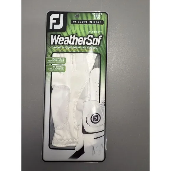 FootJoy WeatherSof Women's Large Golf Glove -Right Hand‎ #37