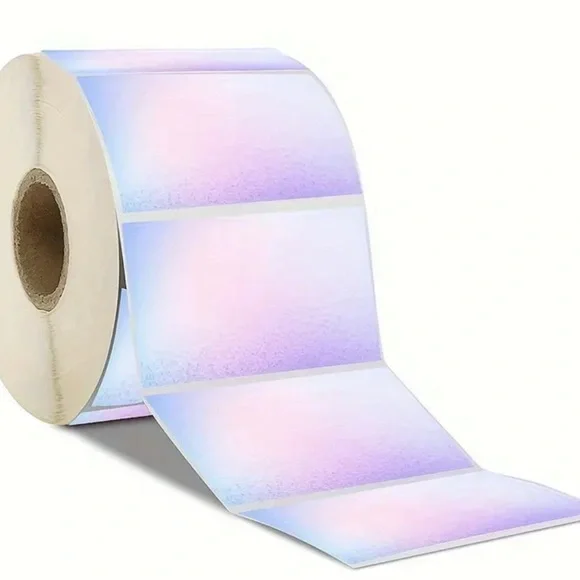 250pcs Gradient Purple Thermal Labels 1.25X2.25