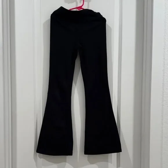 90 Degree By Reflex Everyday Black Flare Leg Leggings