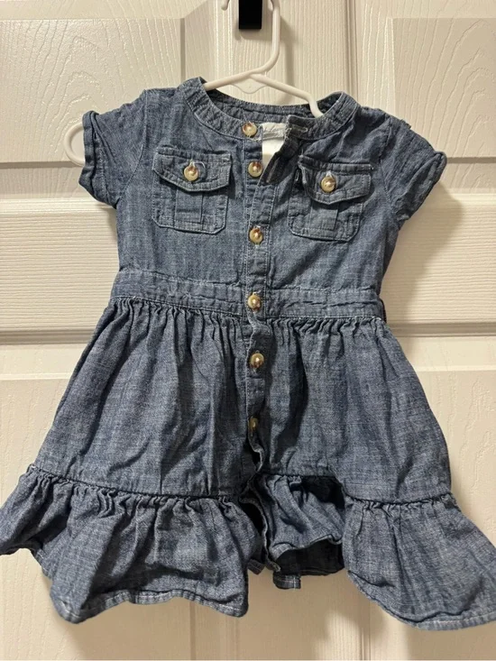 Ralph Lauren Blue Denim Chambray Dress for Kids