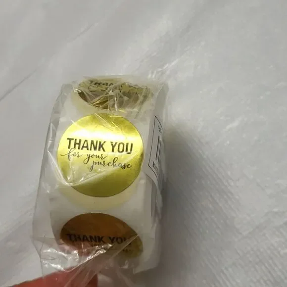 Thank you Stickers 1 Inch 500 pieces Count New