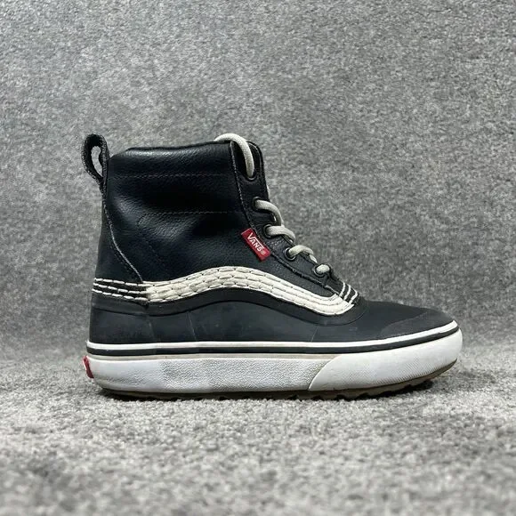 Vans Standard Mid MTE Mens Sz 4 Women’s Sz 5.5 Black Winter Insulated Snow Boots