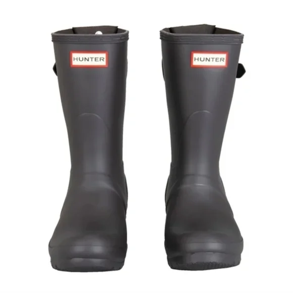 Hunter Men's‎ Black Rain Boots