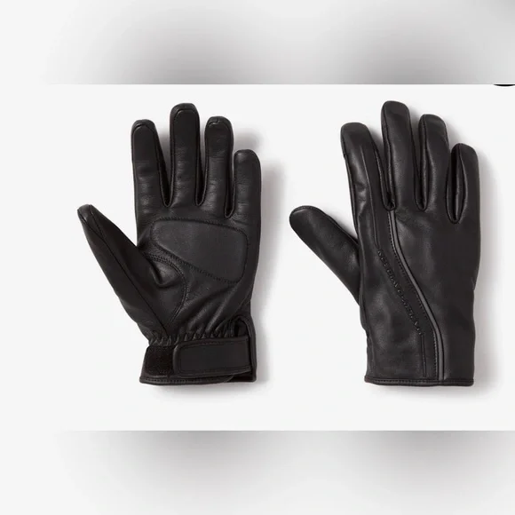 WOMEN'S H-D® WATERPROOF LEATHER RIDING GLOVES - L