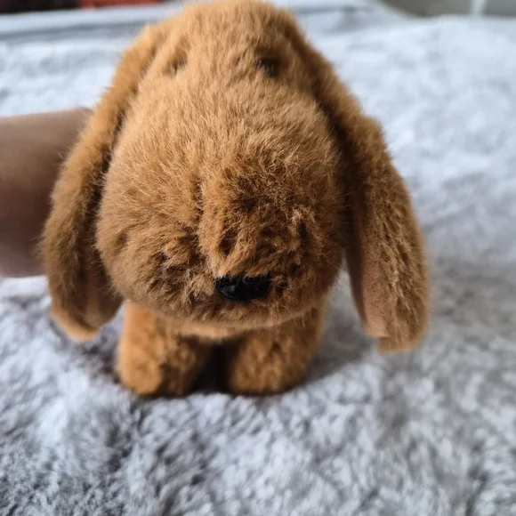 Plush Small Pet Toy - Brown Floppy-Eared Puppy