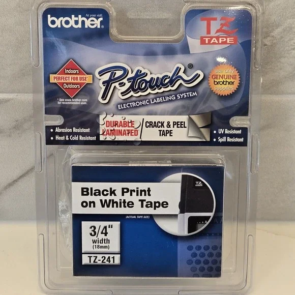 Brother P-touch TZ-221 Label Tape 9mm (3/8