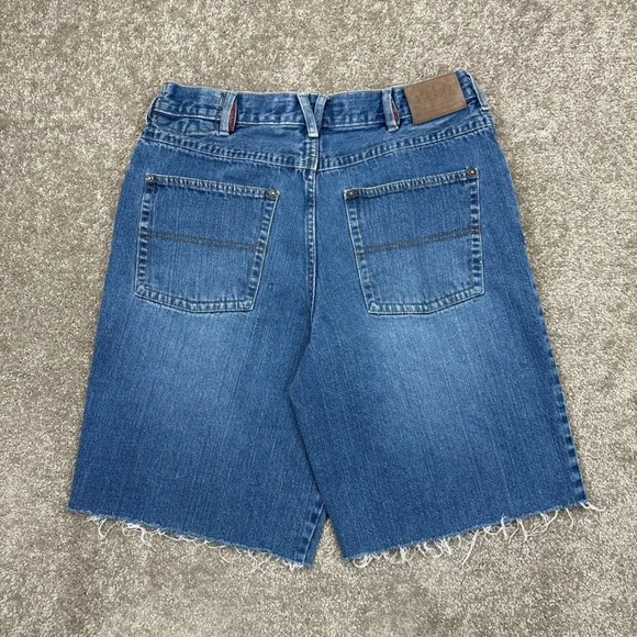 Vintage Y2K Starbury Baggy Denim Jean‎ Shorts Jorts Size 32