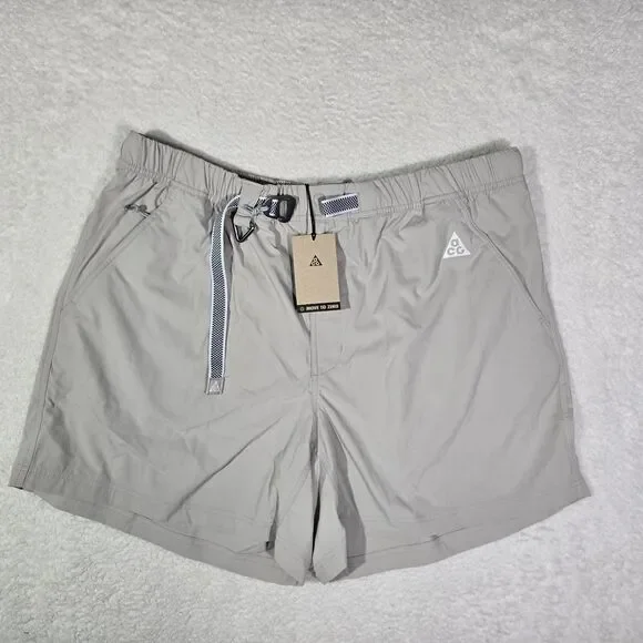 Nike ACG Hiking Shorts Mens 2XL NWT $100 FN2430-009 Gray Loose Fit Above Knee