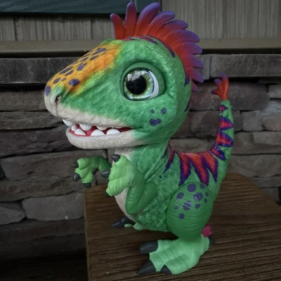 FurReal Friends Munchin Rex Baby T-Rex Dinosaur Interactive Toy 12